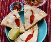 Shrimp-Enchiladas mit Salsa