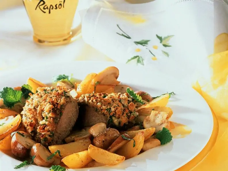 Lammrücken mit Brotkruste