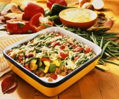 Hackfleisch-Gemüsegratin