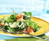 Feldsalat mit Lachs