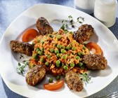 Cevapcici mit Reis