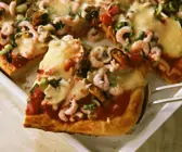 Meeresfrüchtepizza
