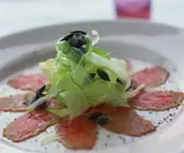 Carpaccio vom Kalb mit Sellerie