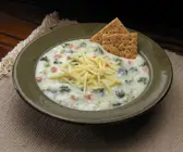 Milchsuppe mit Gemüse