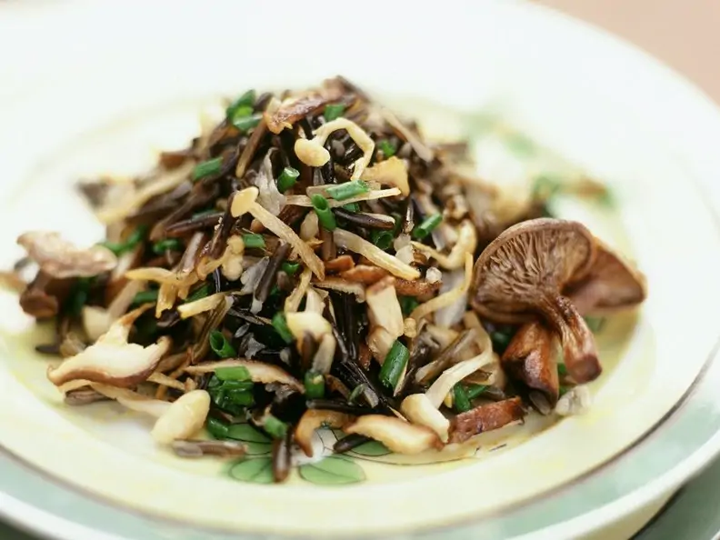 Wildreis-Pilzsalat
