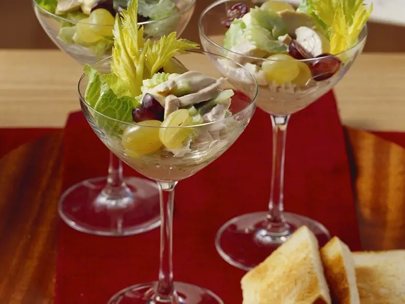 Geflügelsalat mit Mayonnaise