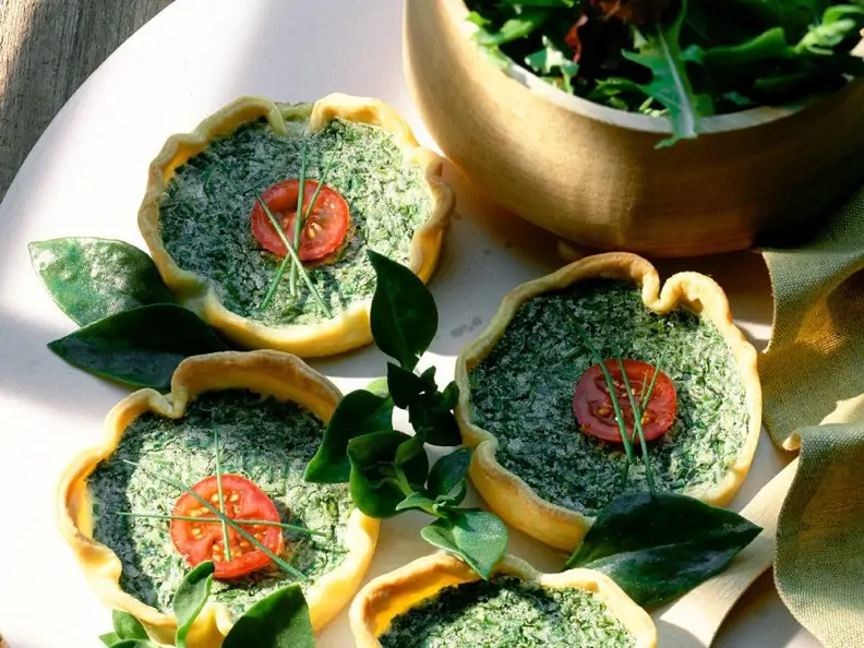 Torteletts mit Kräutern
