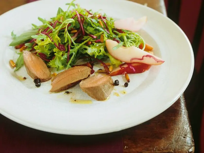 Salat mit Rehfilet