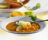Möhrensuppe mit Grapefruit