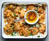 Smashed Potatoes mit Käse