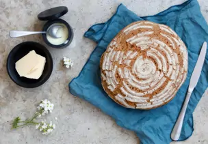 Dinkelbrot mit Sauerteig