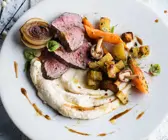 Hirschfilet mit Pastinakenpüree