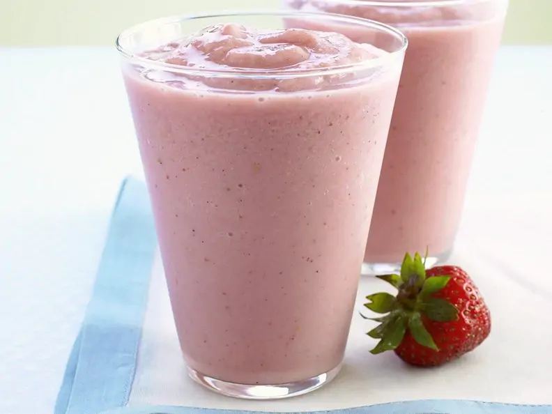 Erdbeer-Bananensmoothie