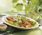 Asiatischer Salat mit Hähnchen