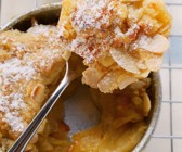 Apfel-Marzipancrumble