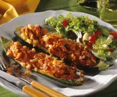 Gefüllte Zucchini mit Thunfisch
