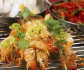 Garnelen mit Ingwer und Chili