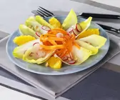 Chicoree-Gemüsesalat mit Orangen