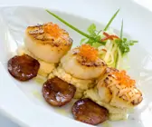 Jakobsmuscheln mit Püree