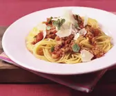 Spaghetti mit Hackfleischsauce