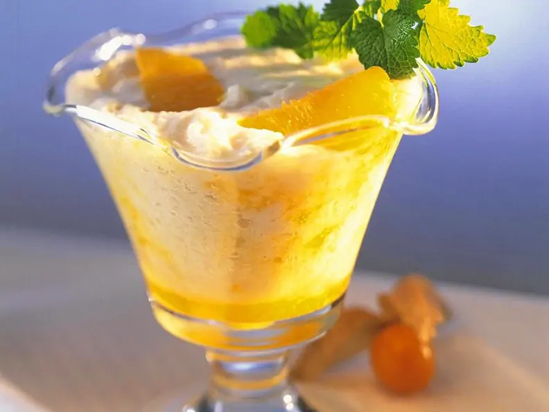 Bananen-Shake mit Eis