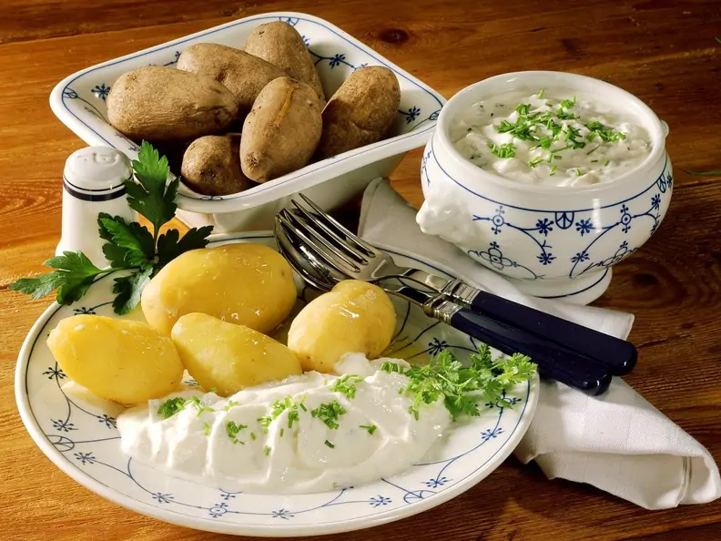Kartoffeln mit Quark