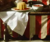 Süßer Graupenpudding