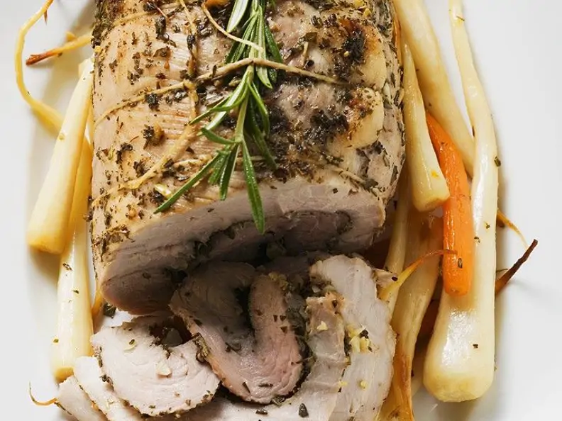 Kräuter-Putenrollbraten