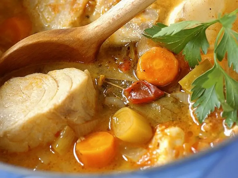 Fischragout mit Safran