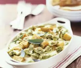 Tortellini-Auflauf mit Kürbis
