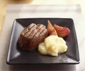 Rindersteak mit Püree