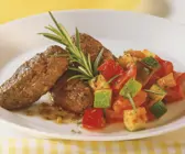 Cevapcici mit Gemüse
