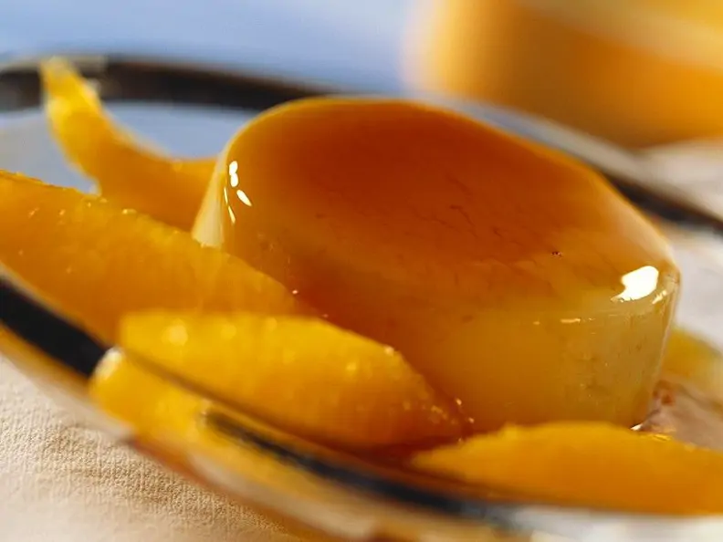 Orangen-Creme caramel