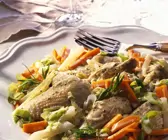 Gemüseeintopf mit Hähnchen