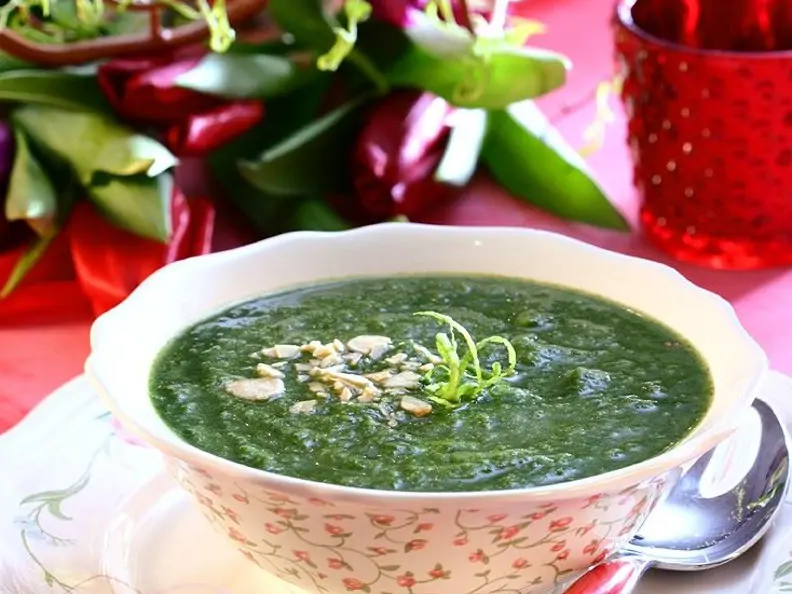 Spinatsuppe