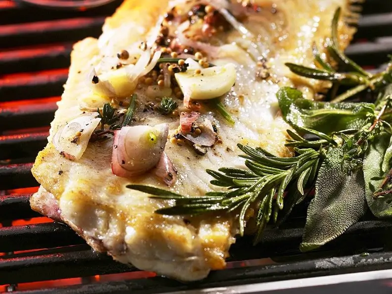 Marinierte Seezunge vom Grill