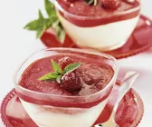 Sahne-Himbeercreme