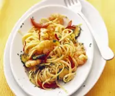 Garnelen-Zucchini-Nudeln