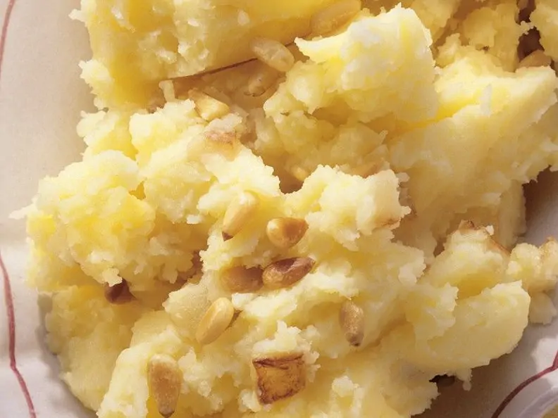 Kartoffelpüree mit Birne