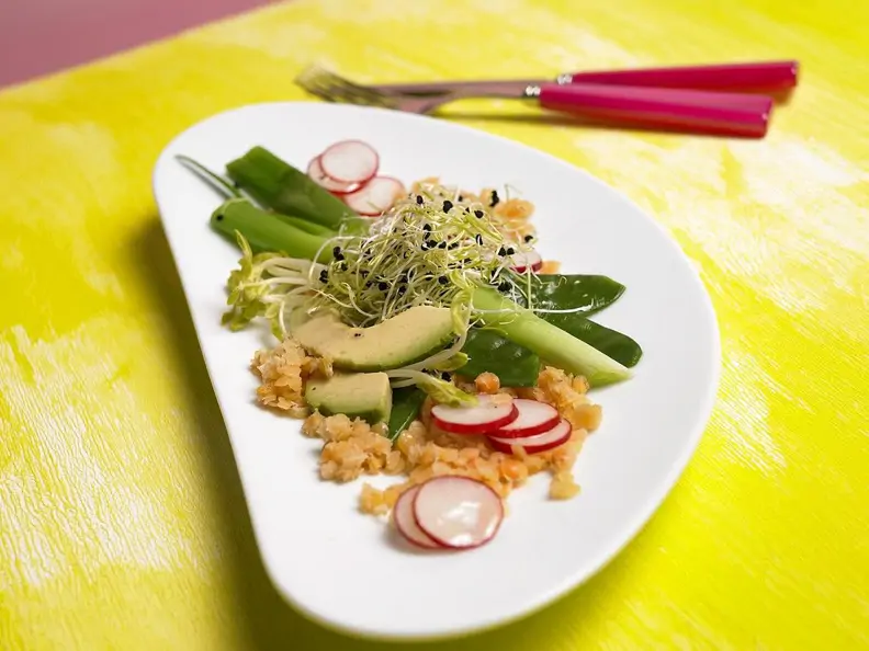 Linsen-Gemüsesalat