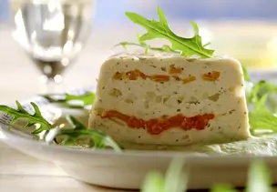 Gemüse-Quarkterrine