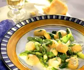 Gnocchi mit grünem Spargelragout