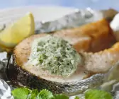 Lachs in Folie gegart