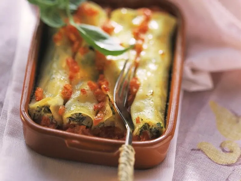 Spinat-Ricotta-Cannelloni