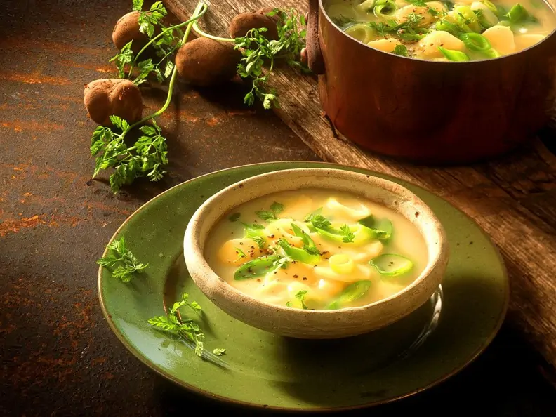 Kartoffelsuppe mit Lauch