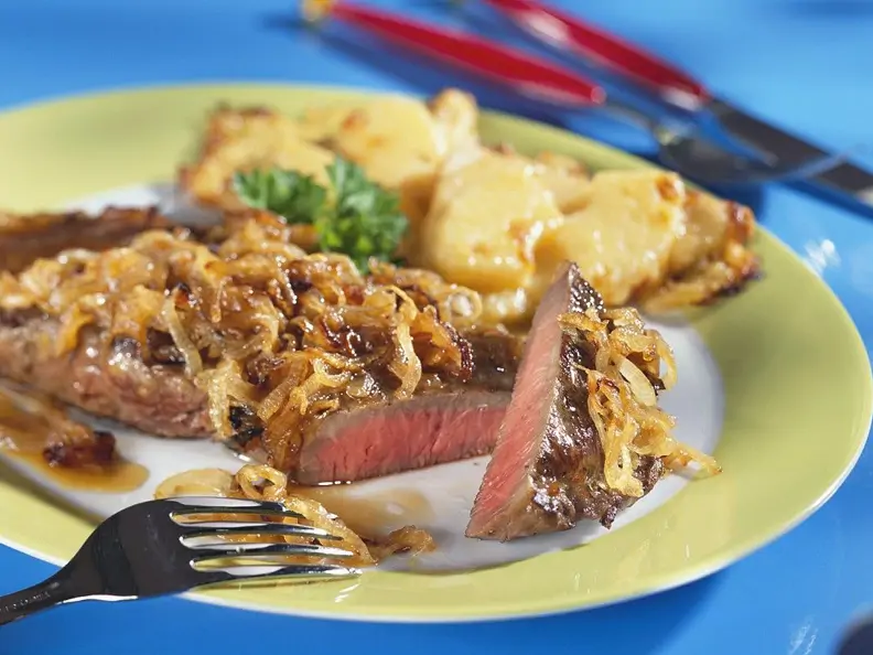 Zwiebelrostbraten