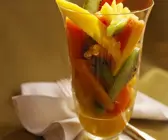 Fruchtsalat mit Wodka