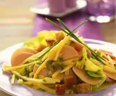 Wurst-Käsesalat