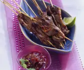 Entenbrust-Spieße mit Pflaumendip