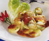 Kartoffelsalat mit Zucchini
